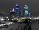 Photo:  Moscow City Night